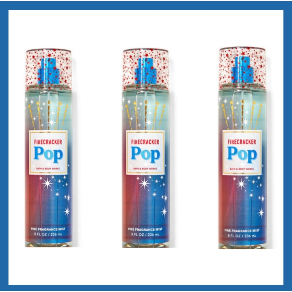 3 Firecracker Pop Body Mist Bath and Body Works  LAST ONES !!‎
